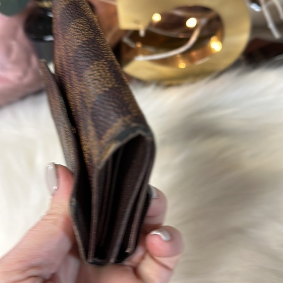 AUTHENTIC LOUIS VUITTON DAMIER PORTEFEIULLE ELISE TRIFOLD WALLET - Picture 8 of 12